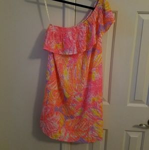 Lilly Pulitzer Off the shoulder dress size small